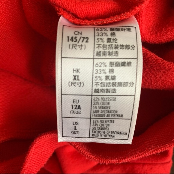 Disney Parks Minnie Mouse Zip Up Hoodie Size Large - Picture 6 of 7